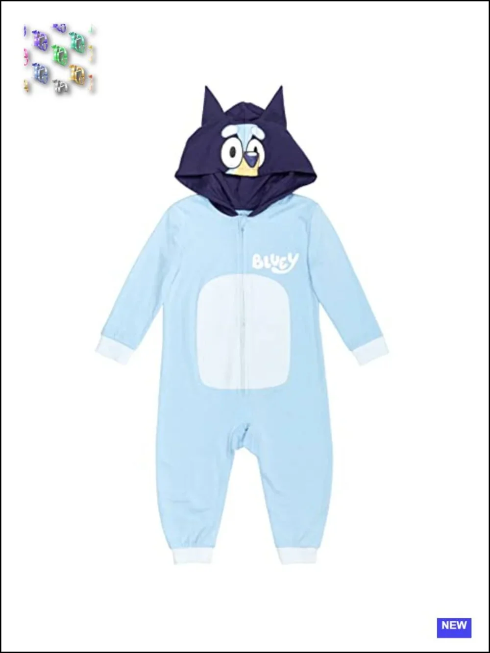 Bluey Zip Up Cosplay Coverall Costume Jumpsuit for Boys